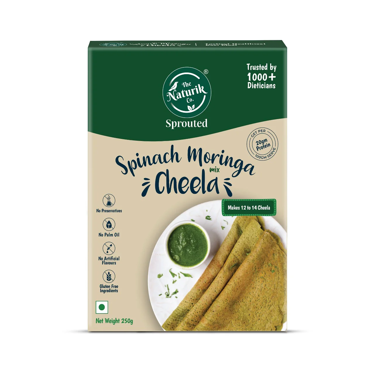 Spinat-Moringa-Cheela-Mischung Vorschaubild 2