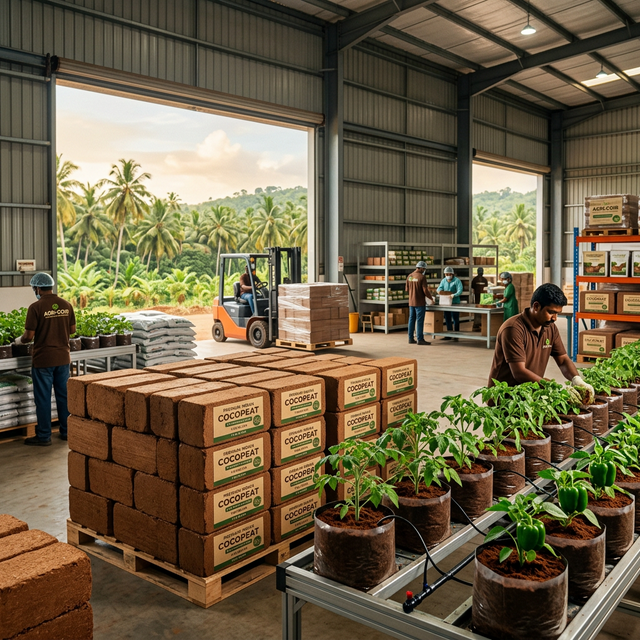 Why Indian Cocopeat Is the Global Standard for Horticulture