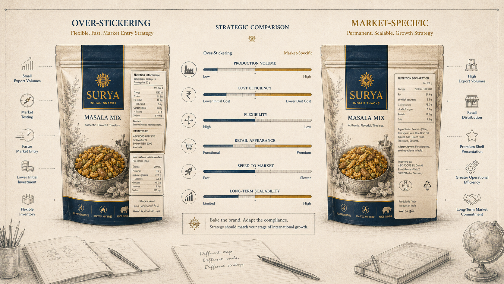 Overstickering vs Pre-Printed Packaging Analysis